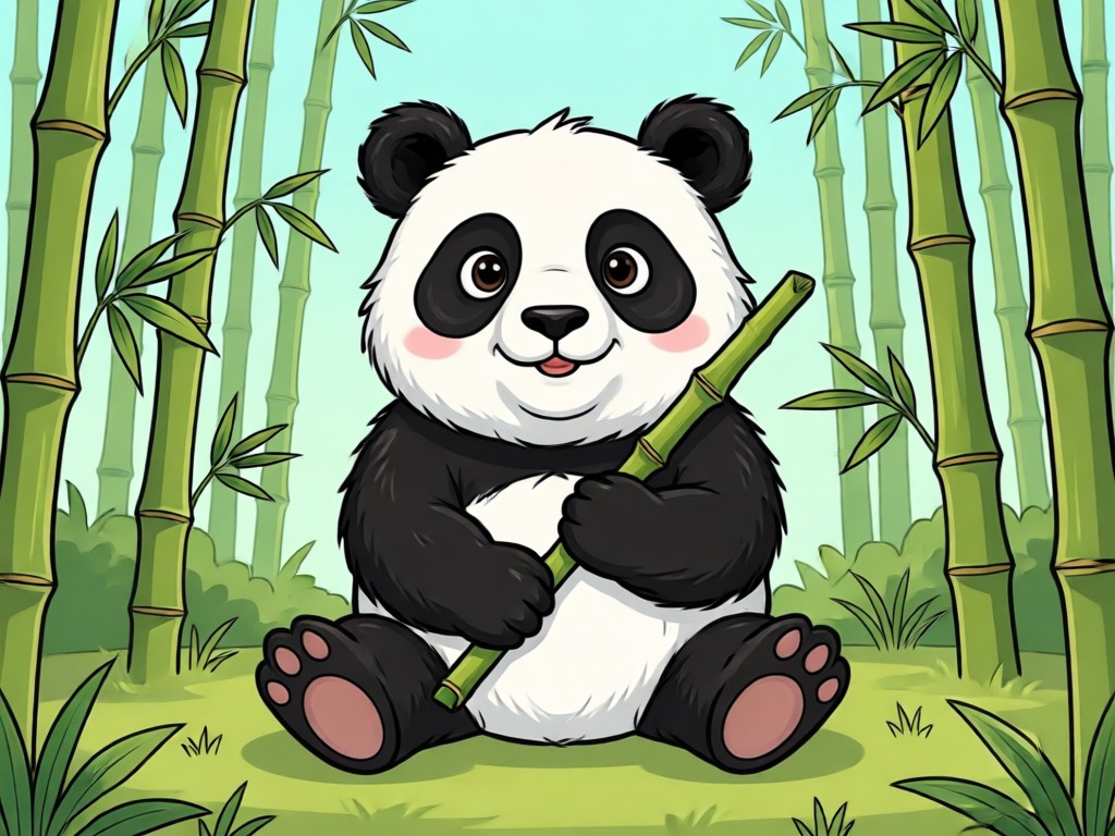 Different cartoon panda style examples