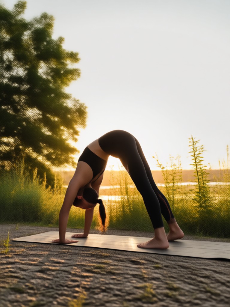 Serene cobra pose AI photo bamboo forest