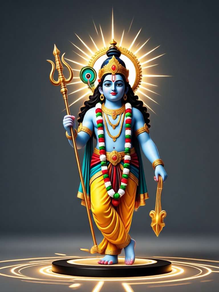 Krishna AI photo generator mobile app interface