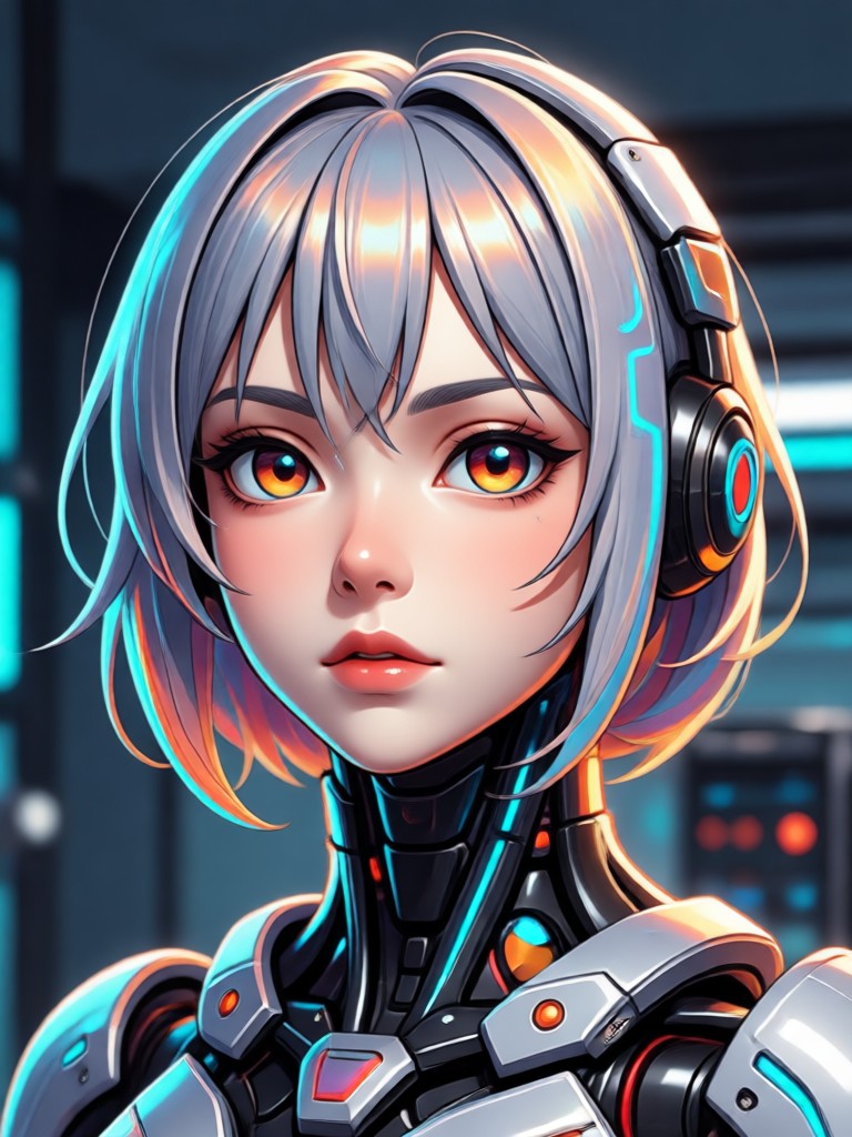 Cartoon style AI profile picture