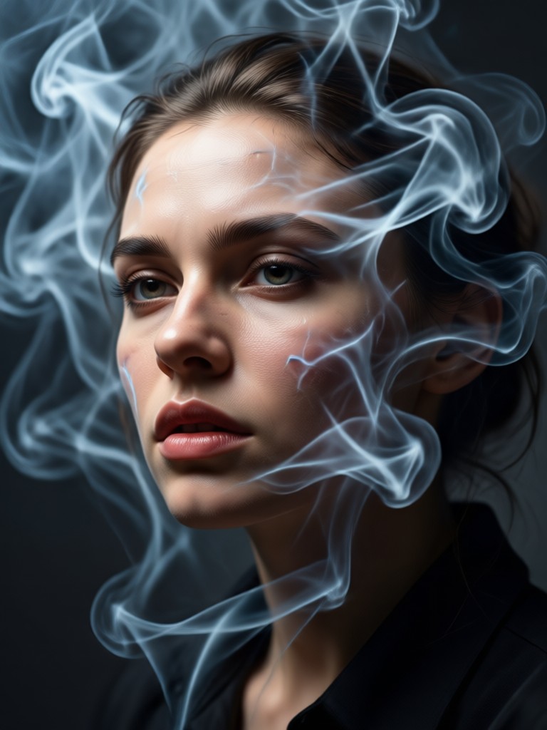 Moody Dark Fog Portrait Effect