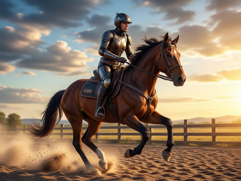 AI horse riding style variety
