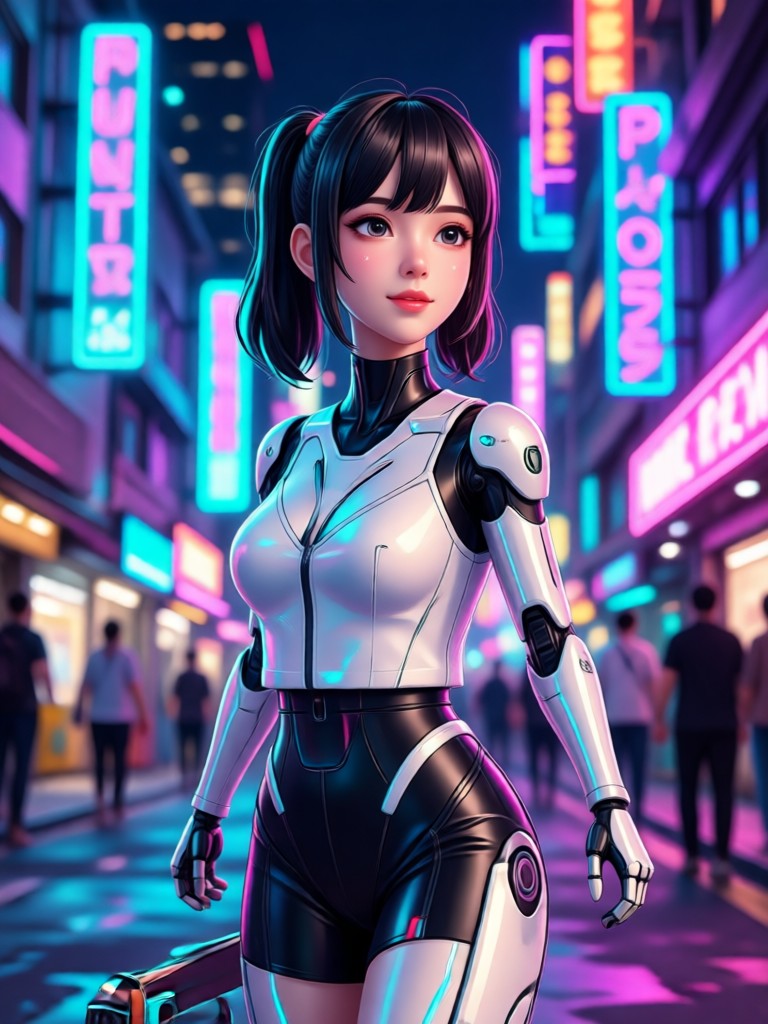 Casual day look AI girlfriend free