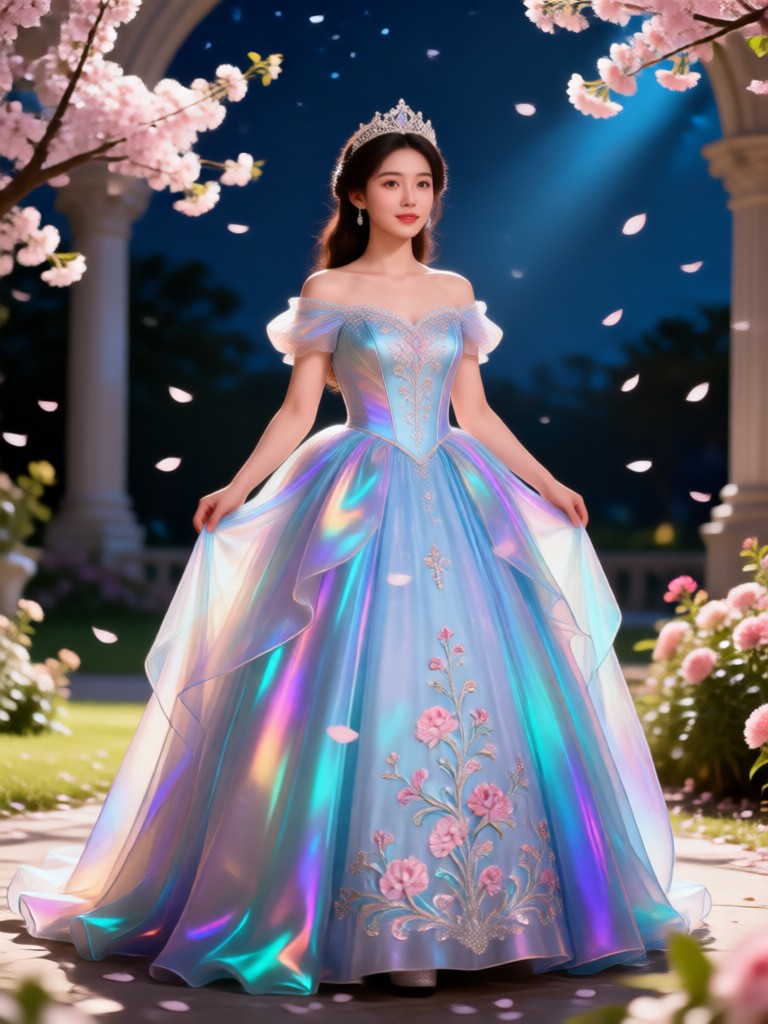 Princess Transformation from Casual Wear to Gown