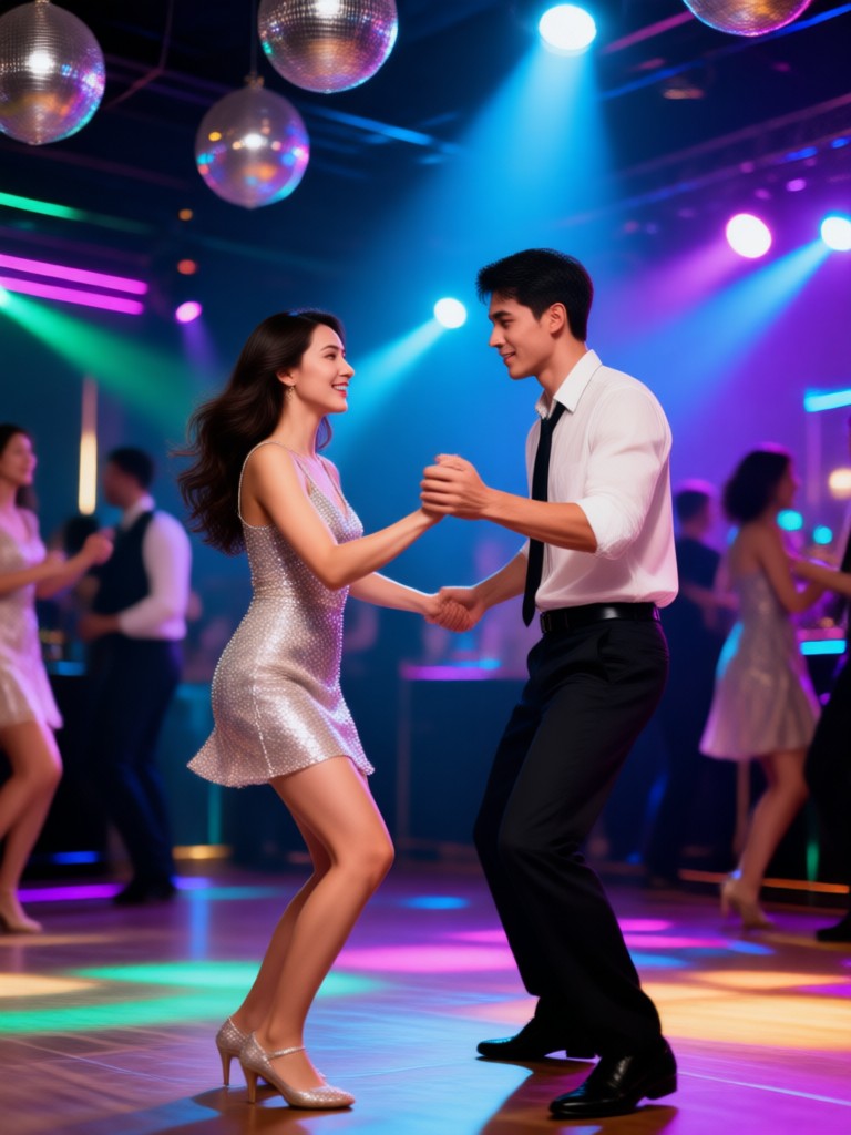 AI Generated Party Couple Dance Video Example