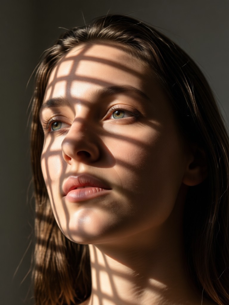 AI light and shadow effect on a group portrait