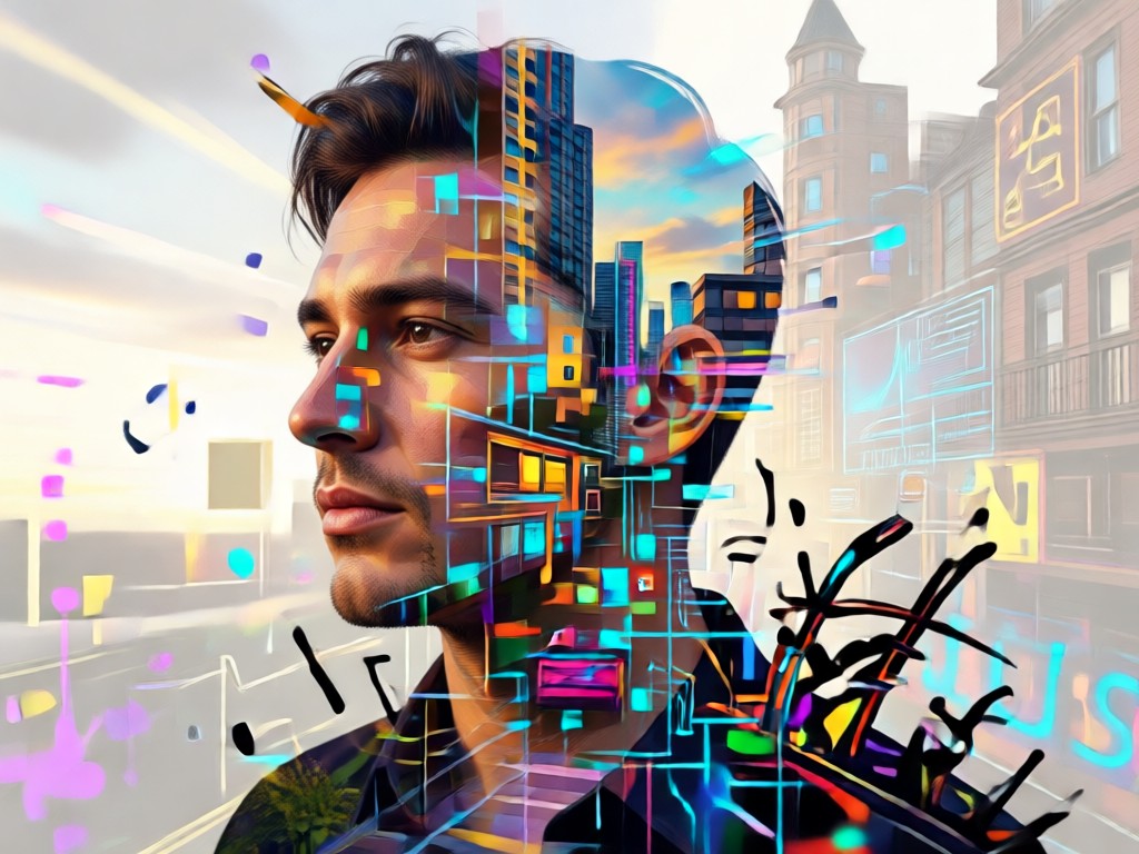 Membuat Album Cover Double Exposure Portrait Maker dengan AI