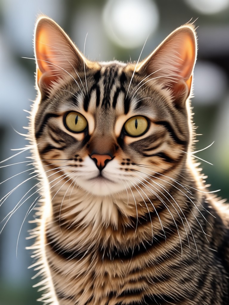 Studio Ghibli anime style cat character