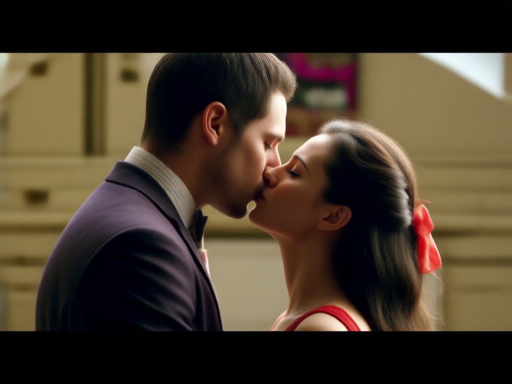 AI kiss video motion generation process