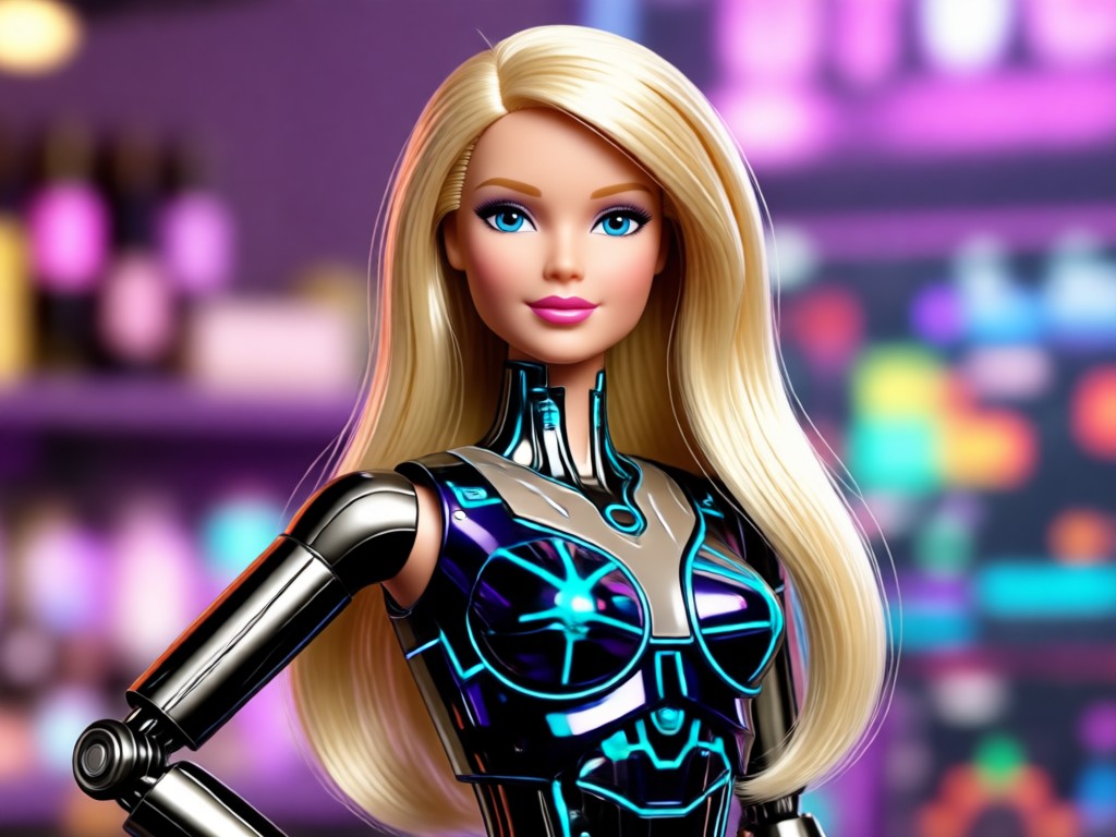 AI Barbie transformation process