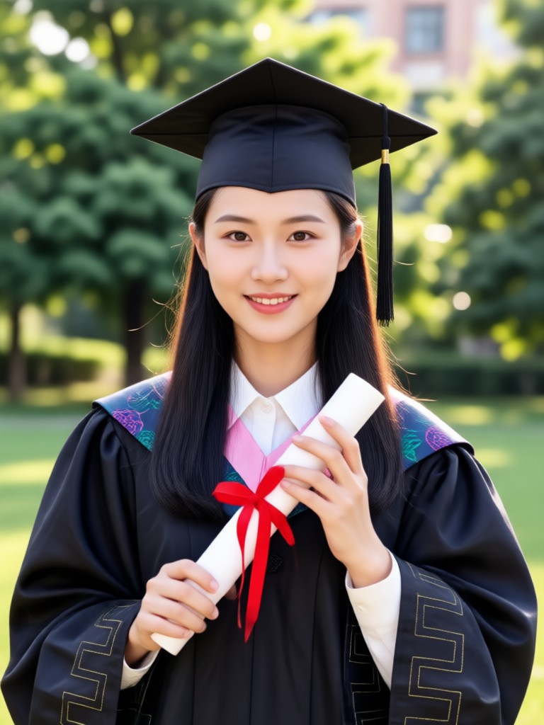 Fun celebratory graduation image AI
