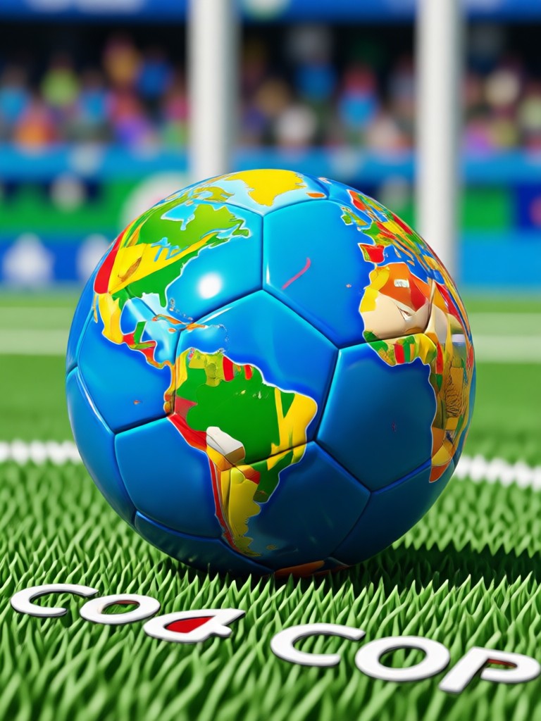 FIFA AI Image Generator creating World Cup football art