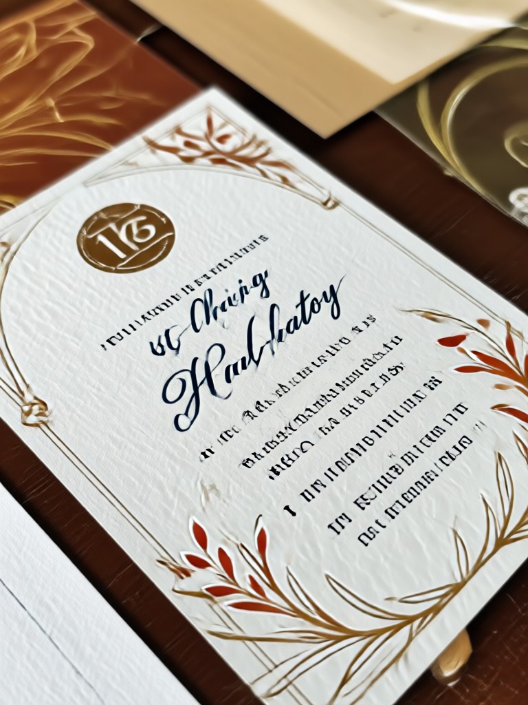 Destination wedding invitation with map details