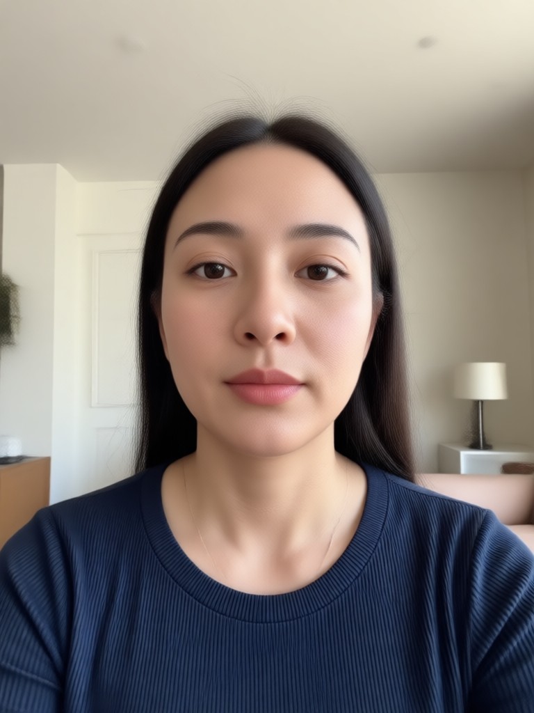 phone showing live face swap interface