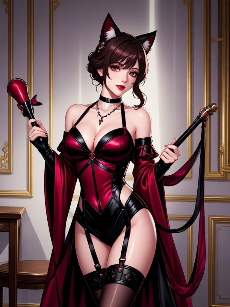 사실적 사진 느낌의 BDSM 아트 작품