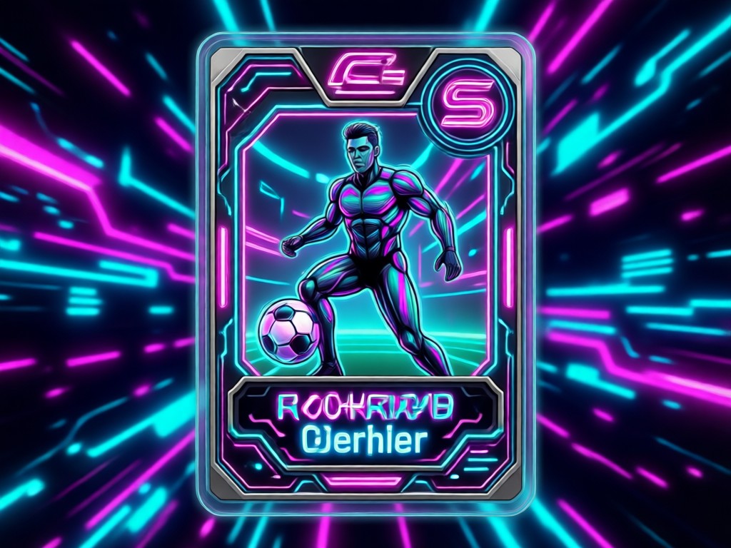 Generate ai football player card generator with one tap