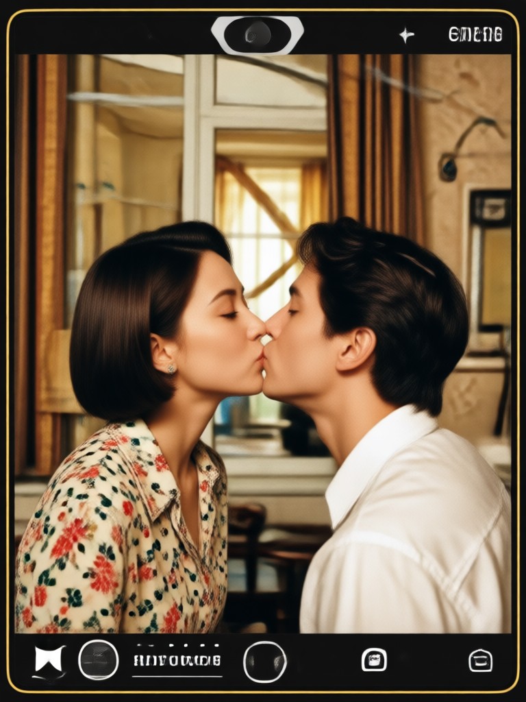 timeless love story scene generated by ai