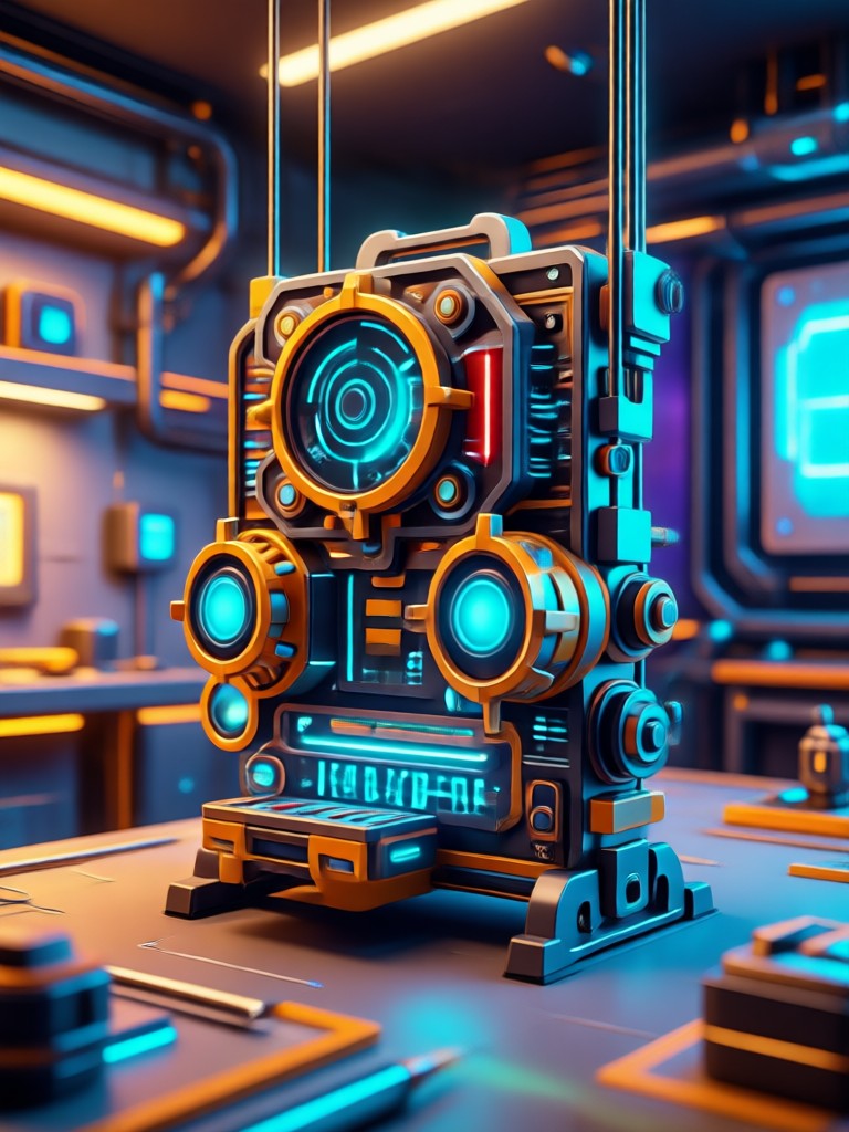 Anime-style character with vibrant colors and expressive eyes