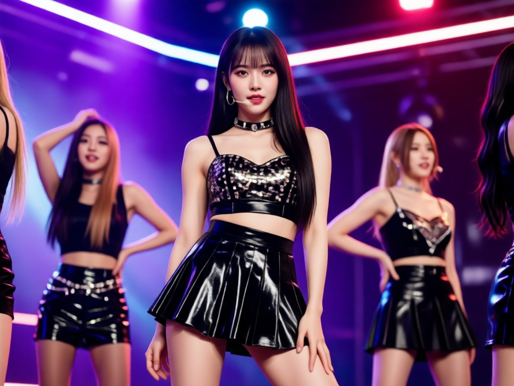 Comparación de generación de kpop por IA de texto a imagen y de imagen a imagen