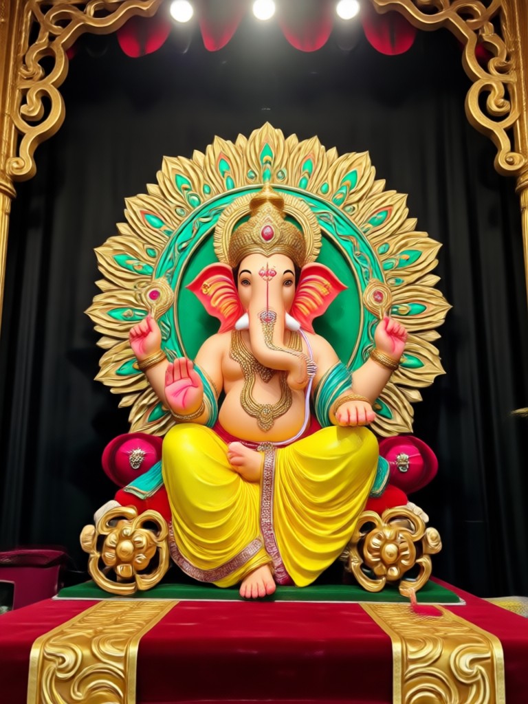 Modern Minimalist Ganesha Darshan