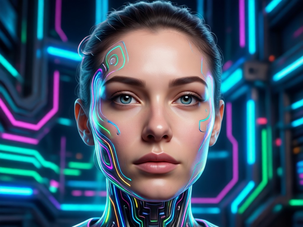 KI-generierte fotorealistische menschliche Gesichter