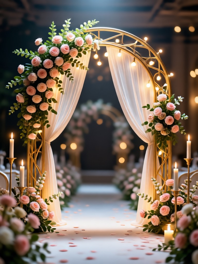 Rustic wedding welcome sign and entry decor