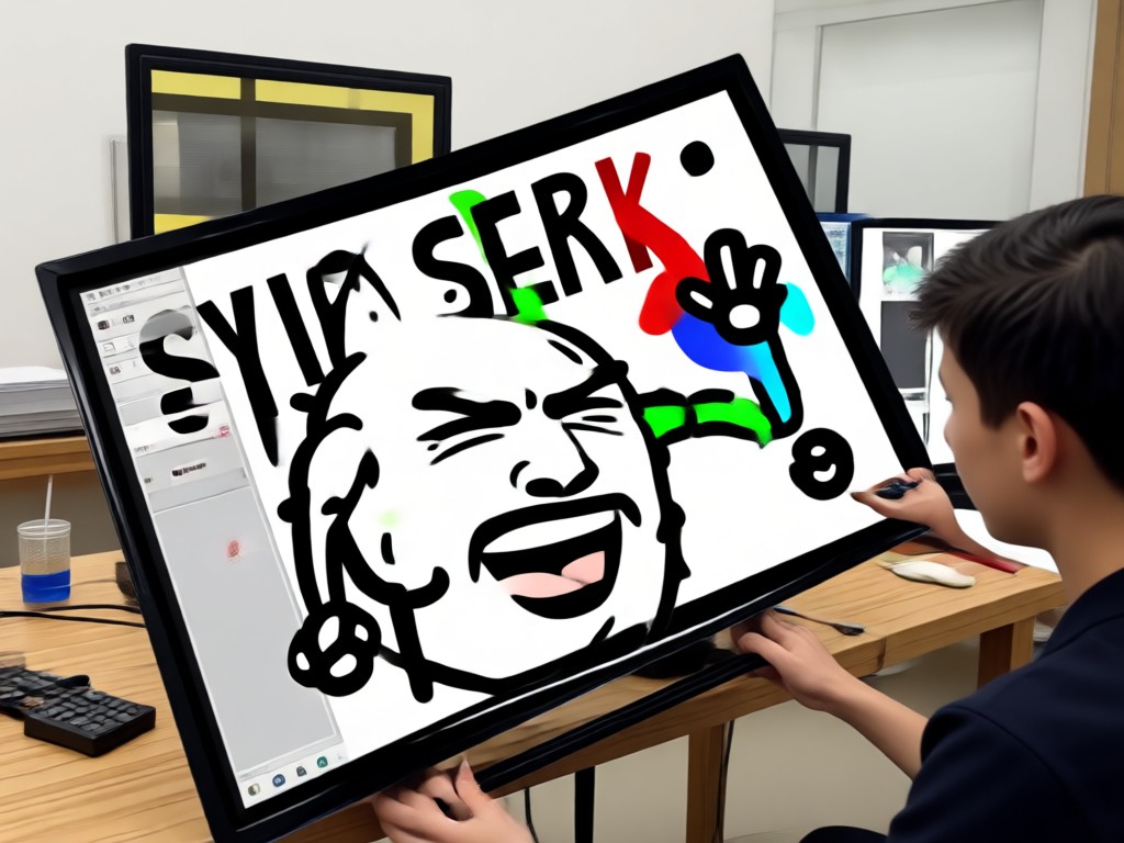 AI generating funny text captions for a user's photo