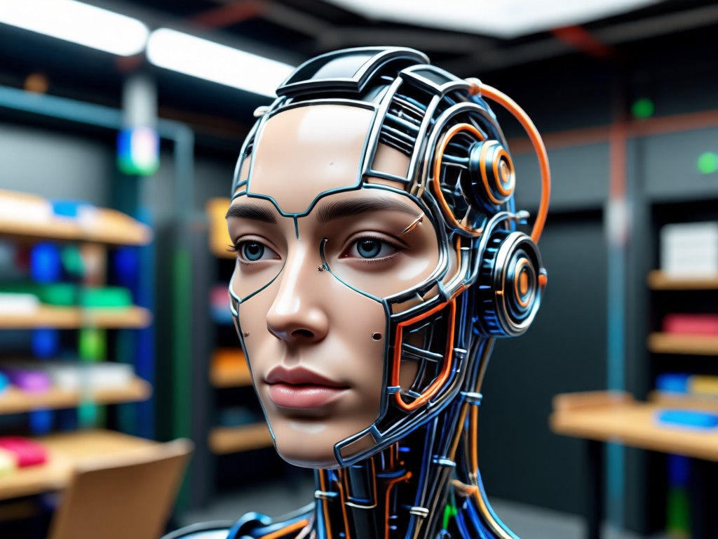Hyper realistic AI generated face