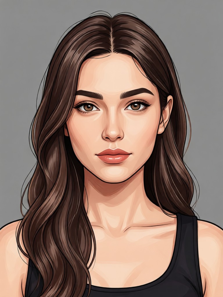 Photo Avatar Maker gallery example of a futuristic neon avatar