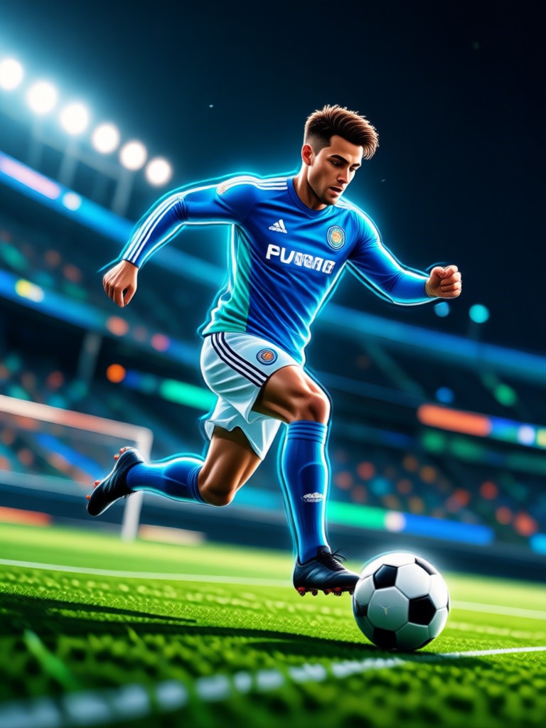AI custom jersey and trophy photo