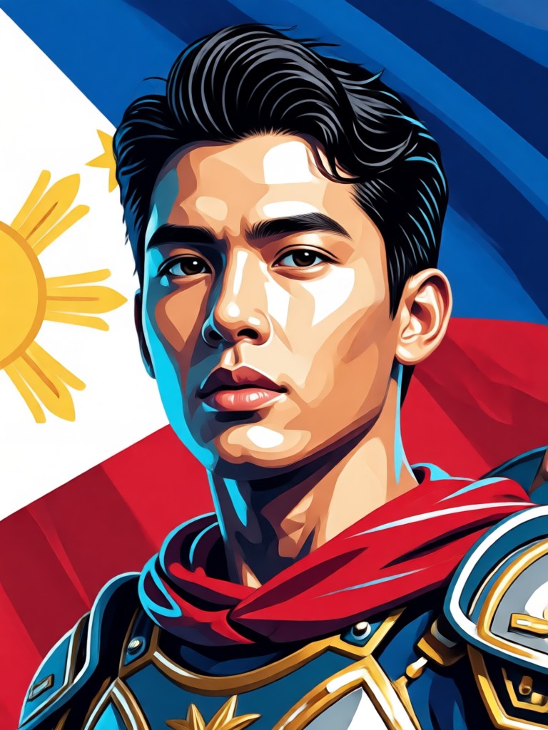 Potret seniman Juan Luna hasil AI