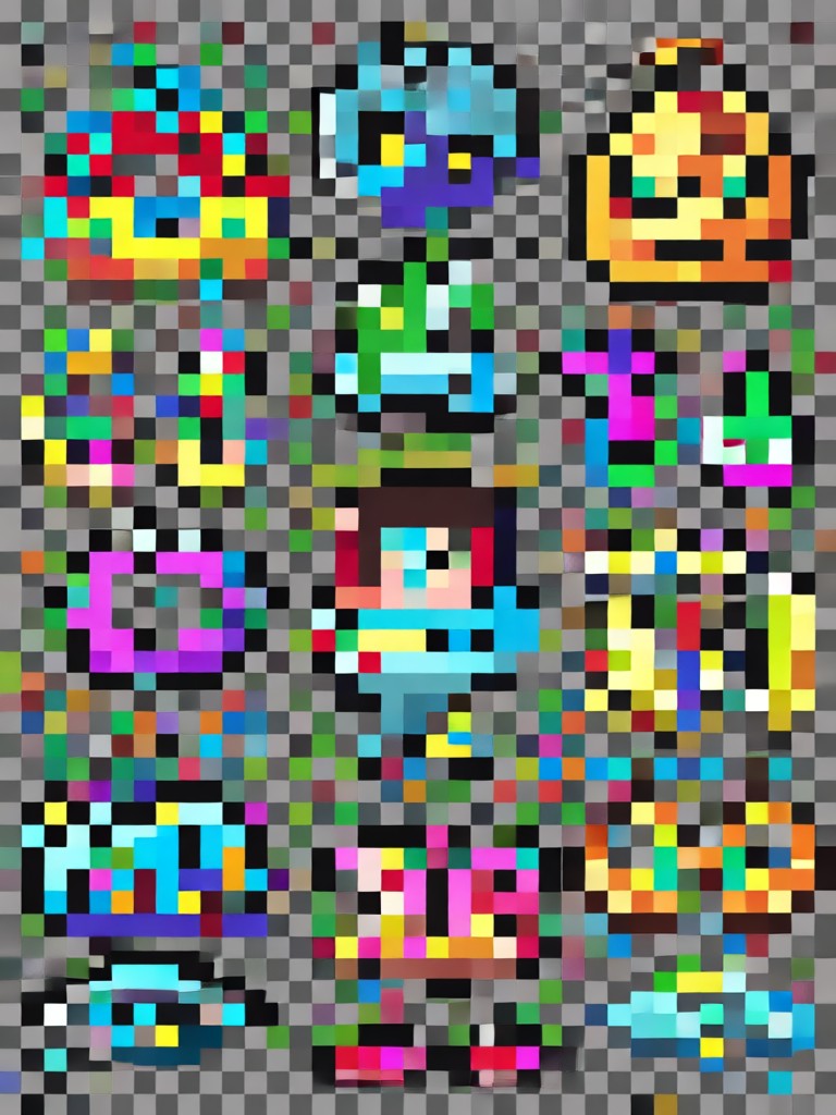 Landscape photo as 16-bit pixel art scene