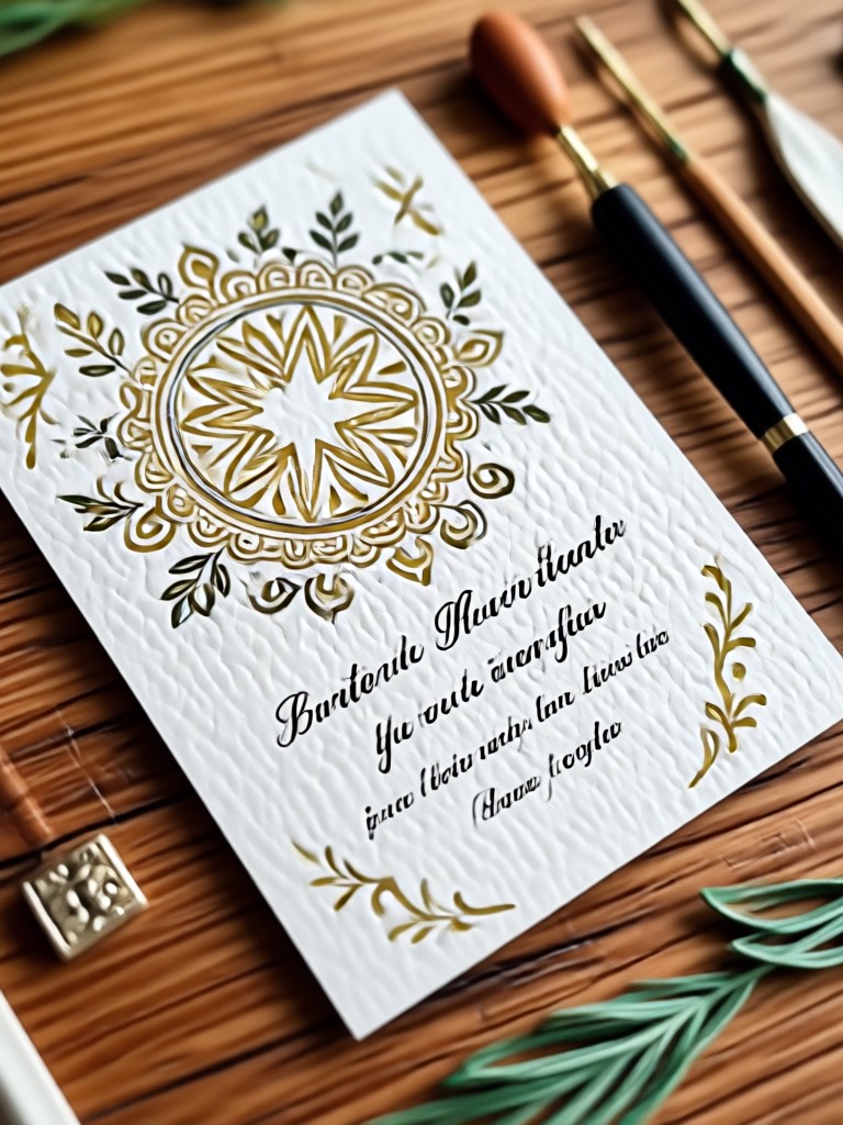 Beach themed wedding invitation card design