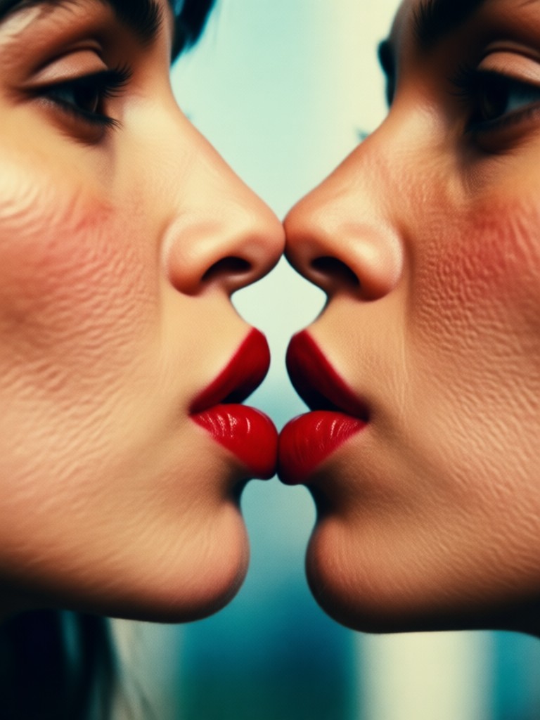 90s Indie Film Kiss