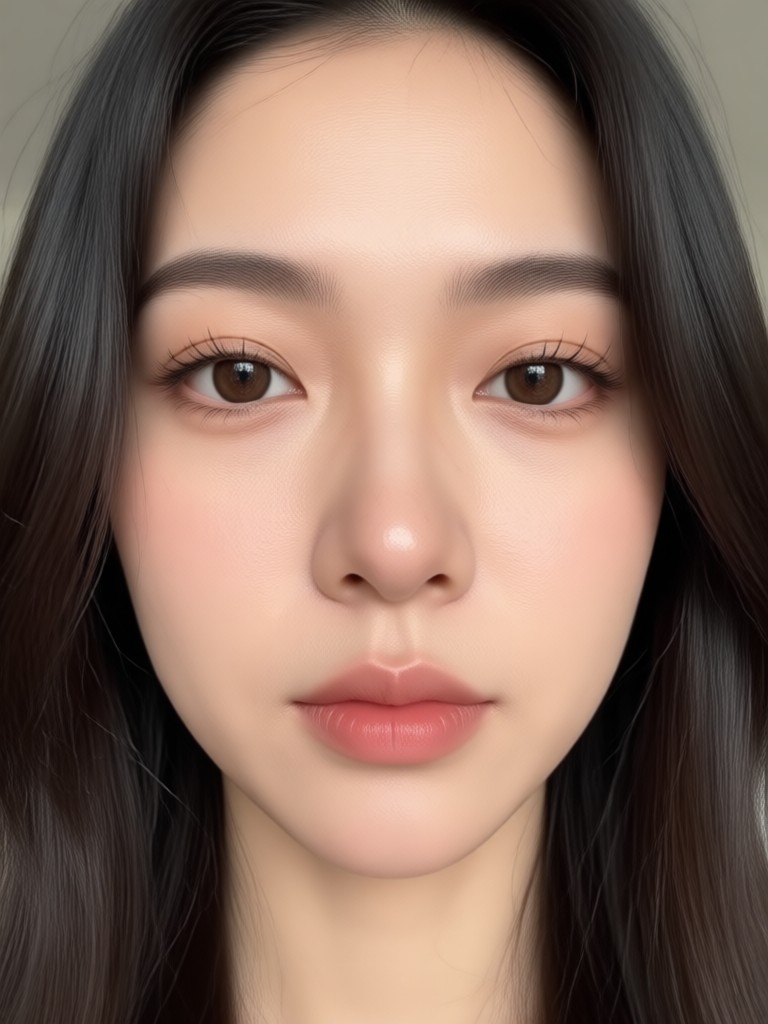 Resultado de edición facial en video: look glamuroso