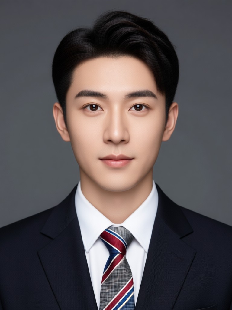 AI adds suit jacket to casual ID picture