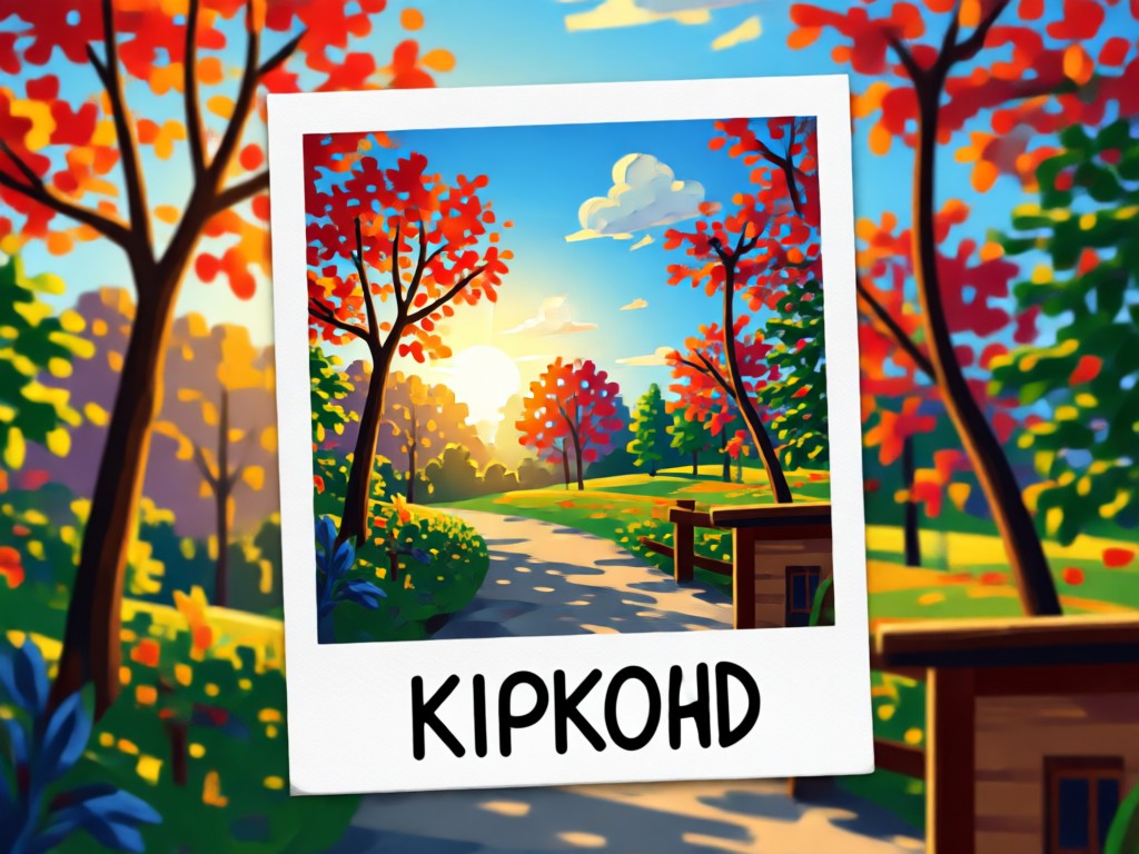 Grid of multiple AI Polaroid pictures ready for social media sharing