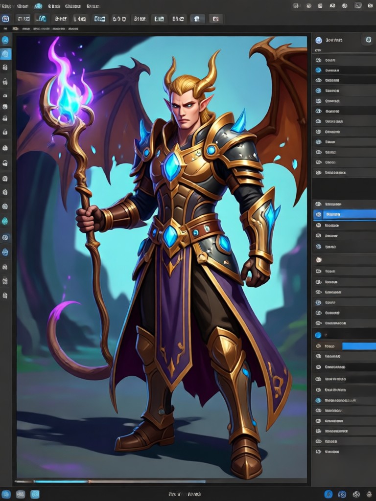 AI generated dwarf cleric fantasy character