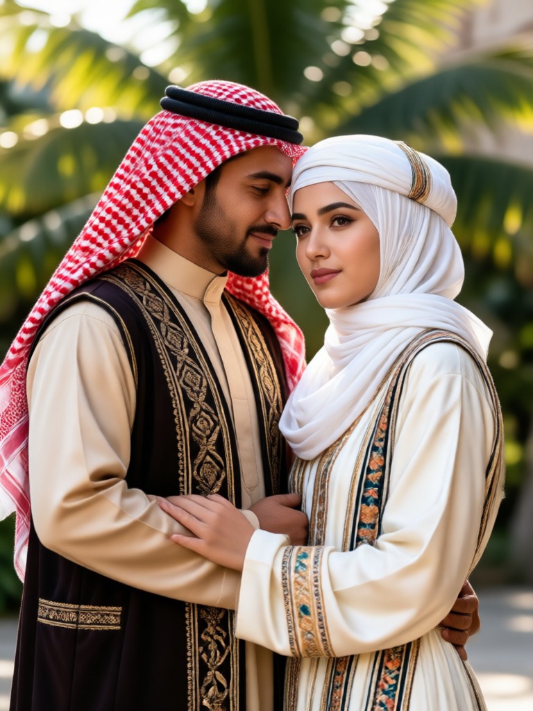 Download beyo for Arabic Traditional Couple Photo Generator