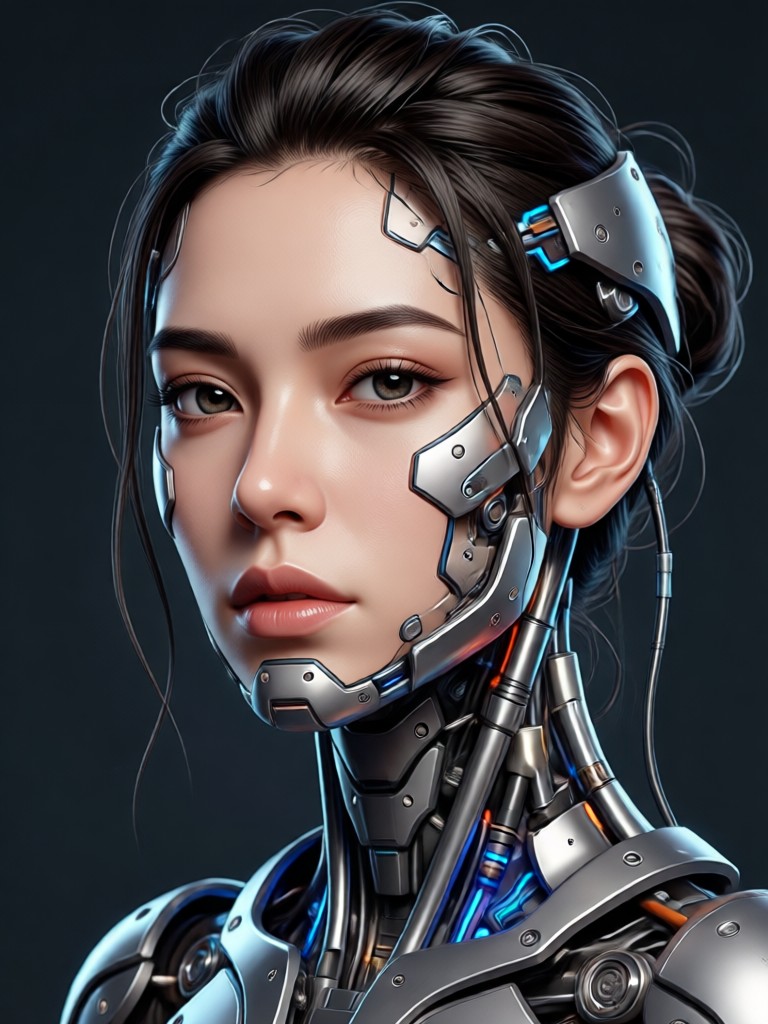 Glamorous red carpet AI celebrity