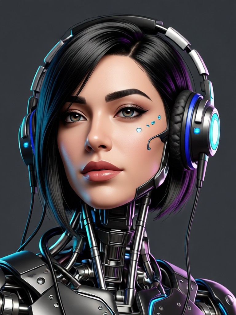 Traditional festive AI Latina character
