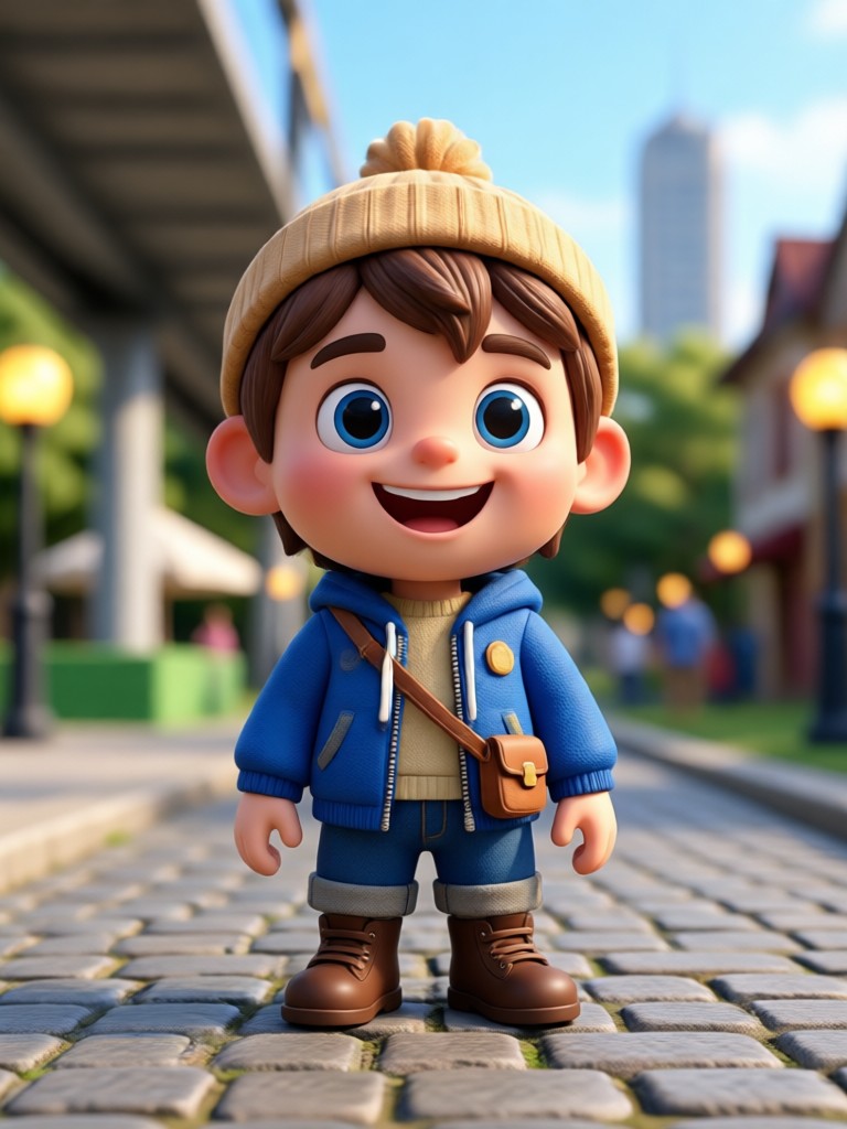 Anime style 3D buddy design