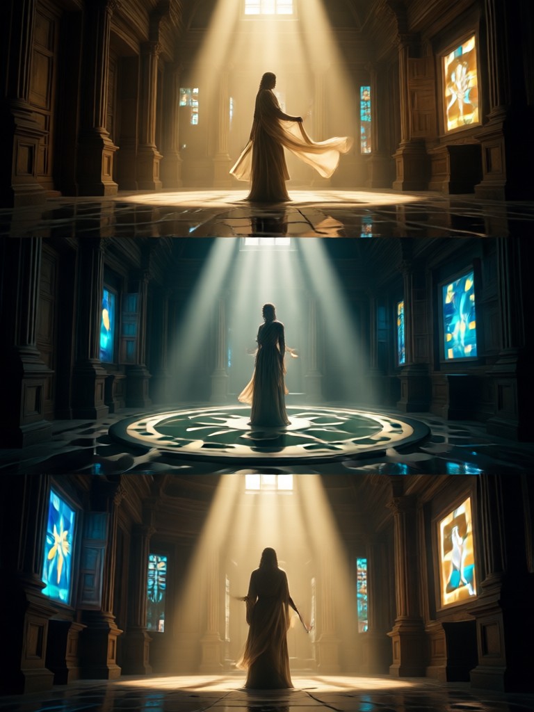 Dramatic black and white cinematic conversion