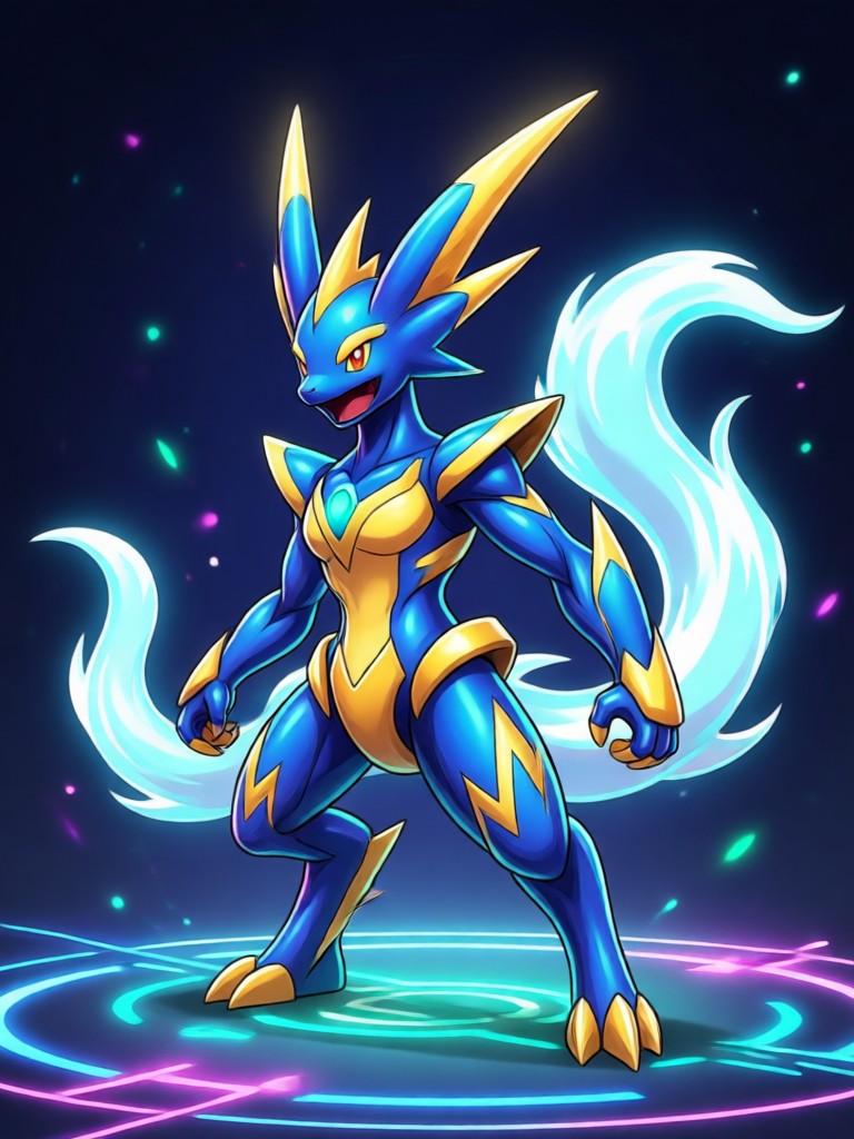 Benutzeroberfläche der KI Pokemon Generator App auf einem Handy