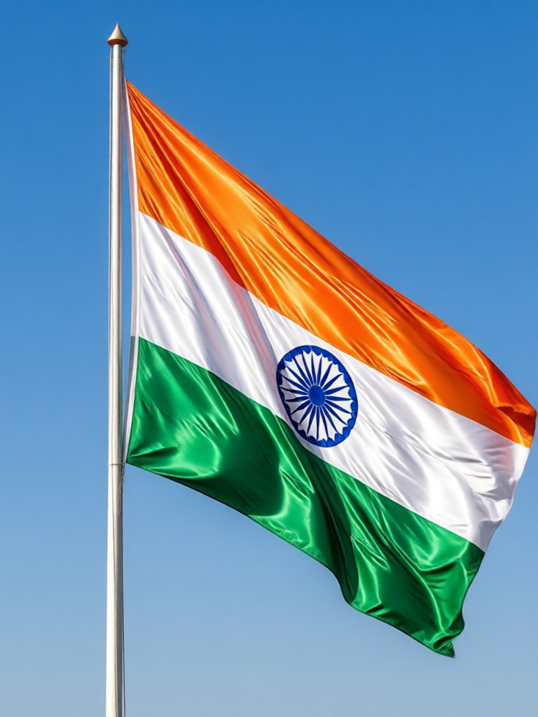 Tiranga filter on traditional attire
