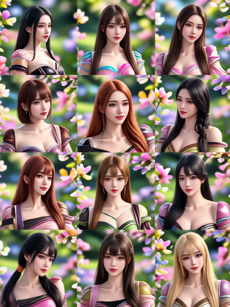 Fantasy warrior AI Babe with armor