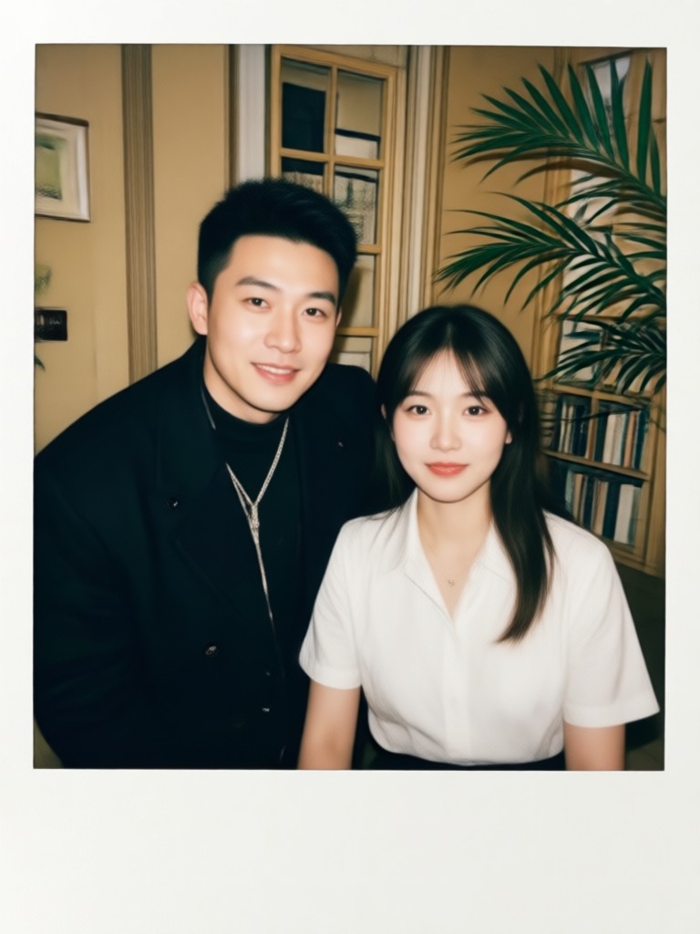 Polaroid with handwritten date on the border
