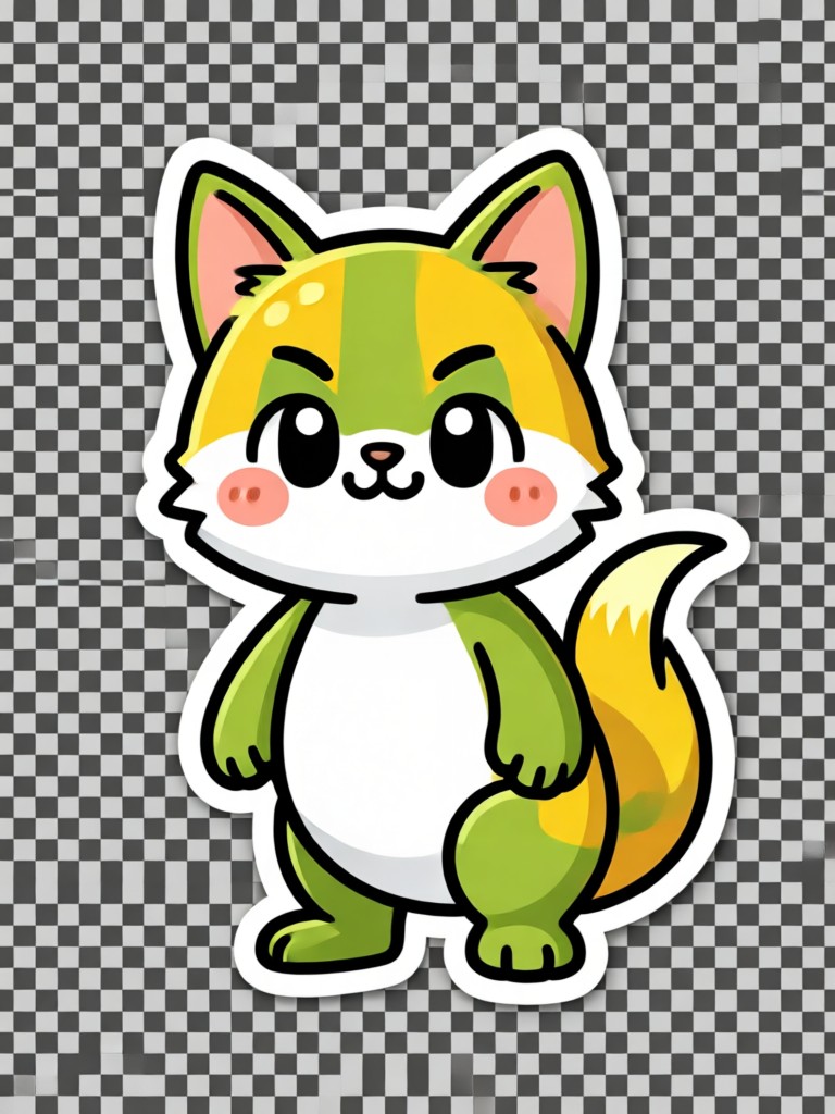 Stiker AI karakter meme lucu