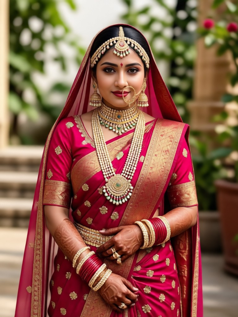 Moderne Sari-Drapierung mit zeitgenössischer Bluse