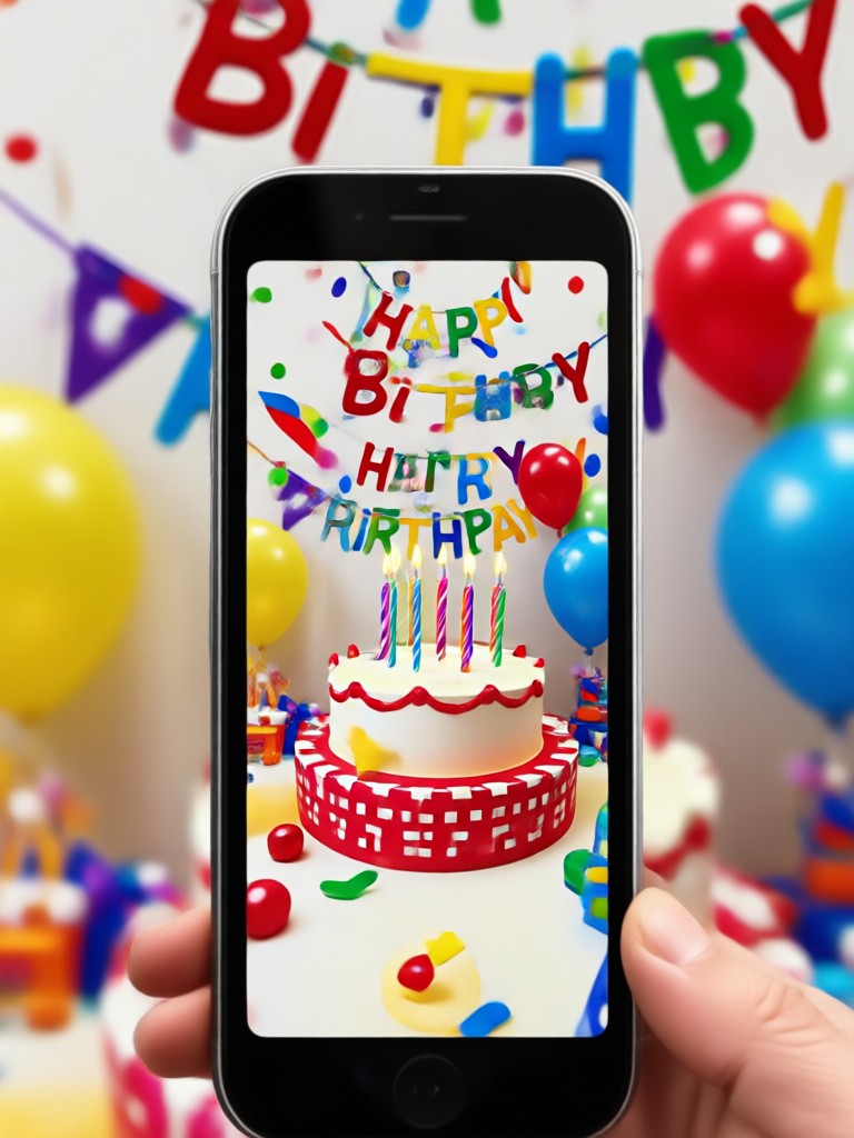 Group birthday message compilation video